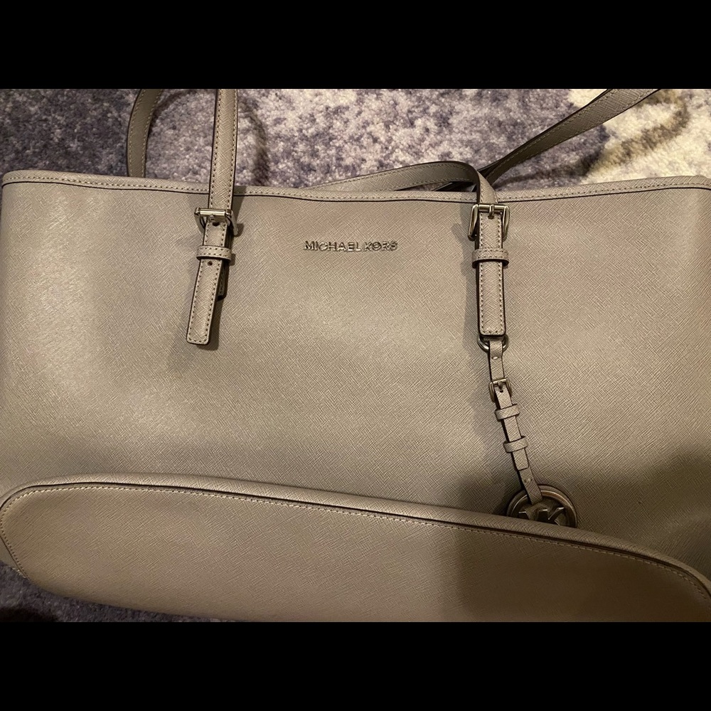 Michael Kors Dark Gray Multi-Function Tote - image 2